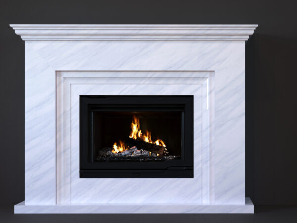 Камін з мармуру