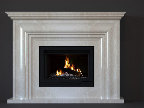 Камін з мармуру